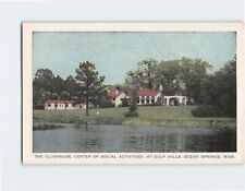 Postcard The Club House Center of Social Activities Gulf Hills Ocean Springs MS picture