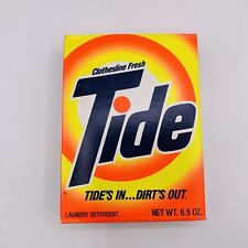 Vintage TIDE Laundry Detergent 1980s Prop Sealed RARE 6.5oz New Old Stock picture