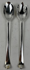 Studio Silversmiths 2 Piece Silver Plated Salad Servers 9 inches long picture