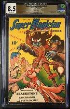 SUPER MAGICIAN COMICS V3 #5 (Street&Smith,1944) CGC Pedigree 8.5 HIGHEST GRADE picture