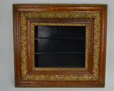 Victorian Ornate Wood & Gesso Gold Gilt Picture Shadow Frame 30