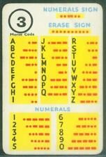 1955 Pepys, Scouting card game (Boy Scouts), # 3, Morse Code picture