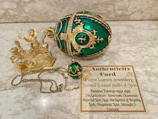 Imperial Faberge egg & Faberge egg necklace Emerald Fabergé picture