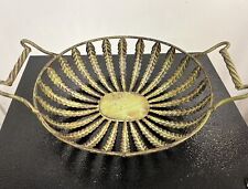 Metal Fruit Basket With Leaf Pattern  picture