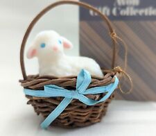 NEW Avon Gift Collection Easter Basket Ornament- Lamb VINTAGE picture