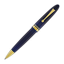 Omas Ogiva Ballpoint Pen in Blu with Gold Trim - NEW in Box picture