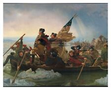 PRESIDENT GEORGE WASHINGTON CROSSING THE DELAWARE RIVER 8X10 PHOTO picture