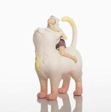 Anime White Night Fairy Tale Pink General Cat PVC Figure Art Designer Toys Model picture