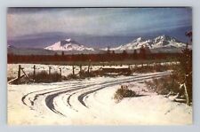 OR-Oregon, Oregon Cascades, Three Sisters, Vintage Postcard picture
