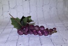 Vintage MCM Faceted Lucite Purple Grapes picture