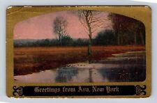 Ava NY-New York, General Greeting, Scenic Country View, Vintage c1915 Postcard picture