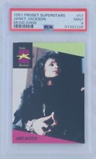 1991 Proset Superstars Janet Jackson Musicards #57 PSA 9 Mint picture
