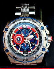Marvel Comics Invicta 32501 52mm Captain America LE #05/4000 Watch New Box picture