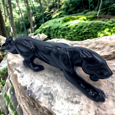 Vtg MCM Art Deco Royal Haeger Pottery Ceramic Black Panther Sculpture 23