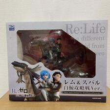 Re:Zero Starting Life in Another World Rem & Subaru White whale Figure KADOKAWA picture