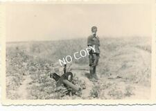 Photo Wk II Eastern Front Russia Russian MG IN Conquered Area E1.5 picture