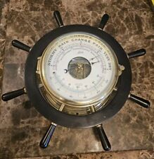 Vintage Nautical Schatz Compensated Barometer Thermometer West Germany works picture