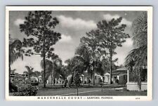 Sanford FL-Florida, Marcenelle Court Antique, Vintage Postcard picture