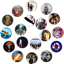 Rock and Roll Punk Pins(18 Pack,1.5 Inch）Music Band Button Badge Rock Merch Part picture