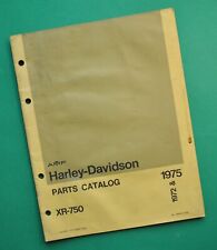 Original 1972-1975 Harley Davidson XR750 Parts Catalog Motorcycle Racing Book picture