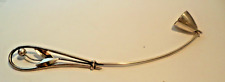 Beautiful Unique Sterling Silver Candle Snuffer Floral Design Created by NAPIER picture