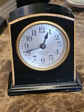 Seth Thomas Clock Desk 4 Jewel Wooden Made In USA VTG  ** Working ** No Issues picture