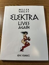 Elektra Lives Again HardCover Signed Edition By Frank Miller HC poster Epic 1990 picture