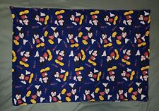 Vtg Mickey Mouse Blue Pillowcase 31