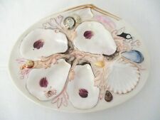 Beautiful UPW Antique Oyster Plate ~  Union Porcelain Works, Jan 4, 1881 picture