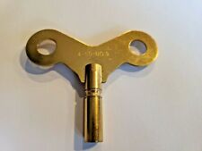 Solid Brass Large Clock Key Size 9 KEY 4.5 mm Wall Mantel Clock Parts New picture