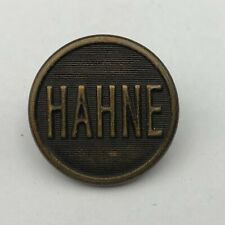 Vtg Antique HAHNE Department Store Newark NJ Employee Uniform Button Scarce B5 picture