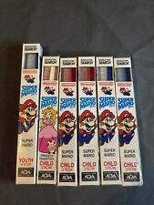 Lot Of 6 Sensodyne Search Nintendo Super Mario Bros Child 3 Row Toothbrush 1991 picture