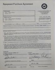 President Jimmy Carter Signed Home Equipment Purchase Agreement Full Signature  picture