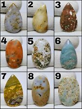 Natural Ocean Jasper Quartz Crystal Specimens Healing Crystals Desginer Cabochon picture