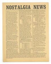 Nostalgia News #11 GD/VG 3.0 1972 Low Grade picture
