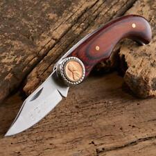 Folding Pocket knife Lincoln penny stainless-steel blade 1976 picture
