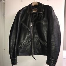 Harley Davidson Mens 2XL Leather Jacket CA 03402 Distressed Look picture