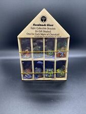 The Jacob Rosenthal Judaica Collection Handmade Glass Eight Collectible Draydels picture