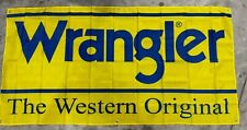 WRANGLER JEANS WESTERN WEAR RODEO SIGN  BANNER 3x6ft picture