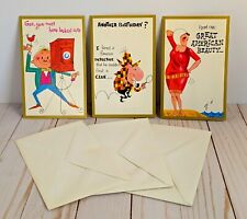 Vintage 1960s FANTUSY Assorted Birthday Cards - Set of 3 *RARE FIND* picture