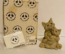 Vintage Quarry Critters Second Nature Design  Celine And Cleo Cats Figurine New picture