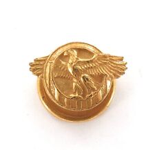 .VINTAGE 10K GOLD USA AMERICAN EAGLE SMALL STUD. MILITARY ?? picture