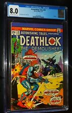 CGC ASTONISHING TALES DEATHLOK #28 1975 Marvel Comics CGC 8.0 Very Fine picture