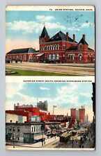 Toledo OH-Ohio, Union Station, Interurban Station, c1922, Vintage Postcard picture
