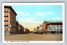 Salem OR-Oregon, Commercial Street, Antique, Vintage Postcard picture
