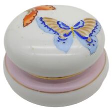Nippon Porcelain Butterfly Trinket Box - 3