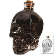 Crystal Skull Head Glass Vodka Bottles Skull Bottle Gothic Wine Whiskey Decanter picture