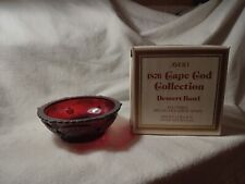 Vintage Avon 1876 Cape Cod Collection Ruby Red Dessert Bowl No Soap (R268) picture