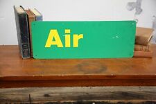 Vintage Eco Air meter sign Gas Station air pump Oil 18