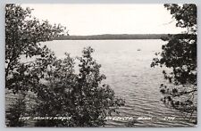 McGregor Minnesota, Lake Minnewawa Scenic View, Vintage RPPC Real Photo Postcard picture